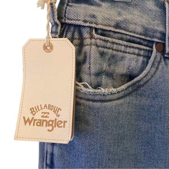 Women's Blue Patchwork Jeans - Picture 8 of 13